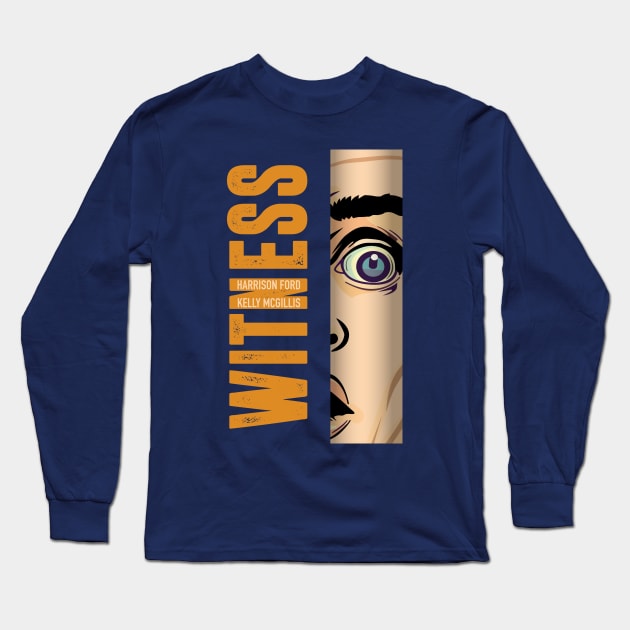 Witness - Alternative Movie Poster Long Sleeve T-Shirt by MoviePosterBoy